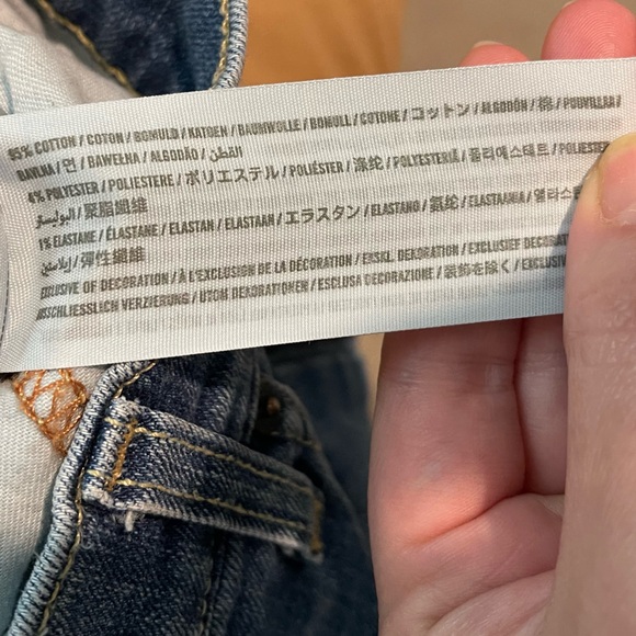 Hollister Blue Skinny Jeans Sz 34W x 32L - Picture 4 of 9